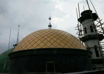 kubah masjid enamel
